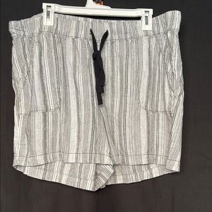 Lane Bryant Linen Blend Flat Front Shorts